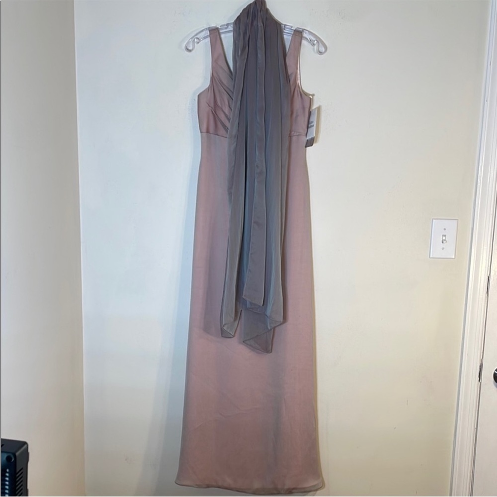 Adrianna Papell Beaded Empire Waist Gown with Body Wrap. 6. NWT. $298! - Picture 9 of 13